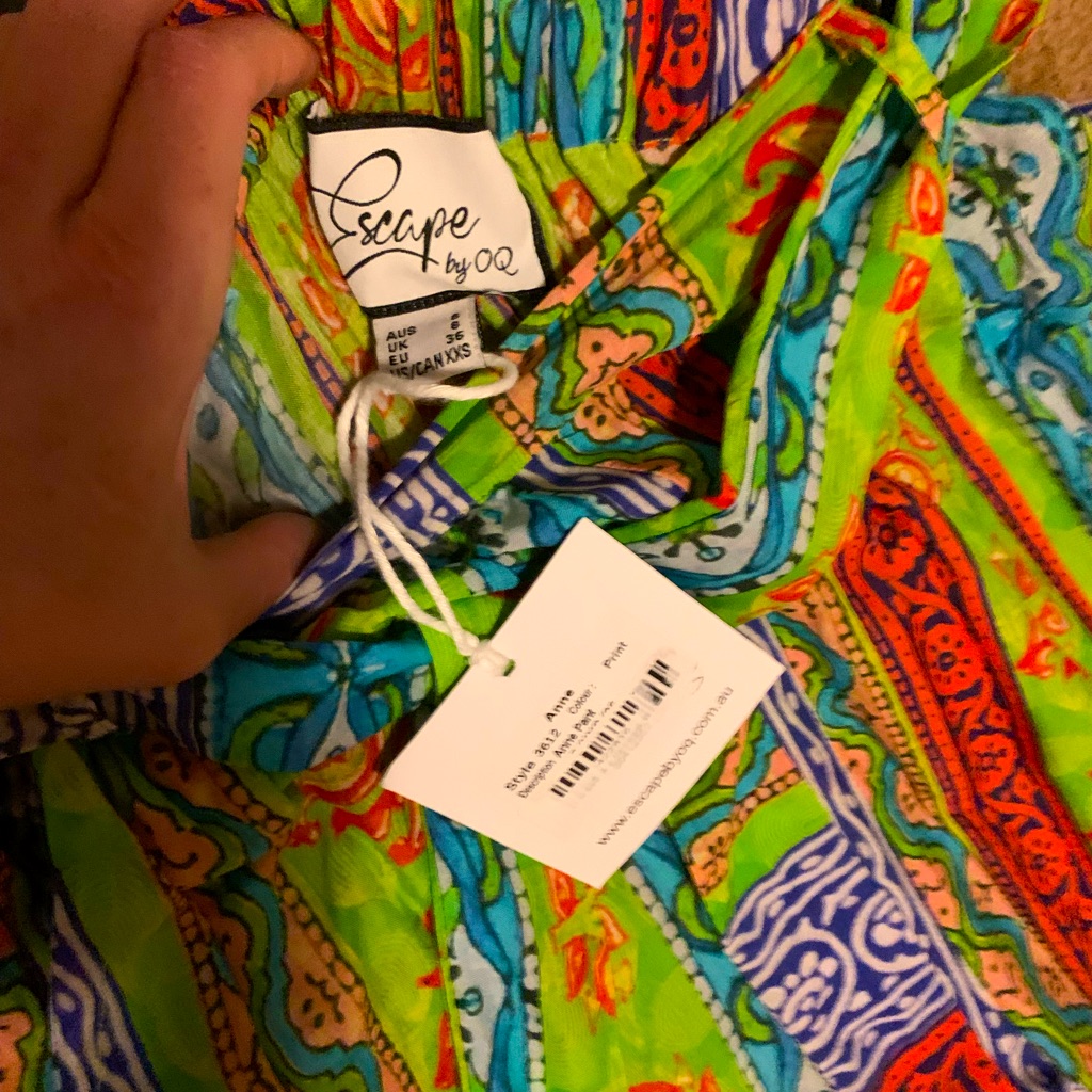 Escape By Hq Linen Pants Xxs Brand New With Tags On